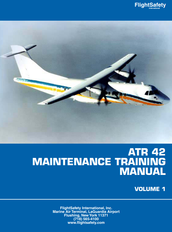 ATR 42 Maintenance Training Manual – Volume 1 (Digital PDF)