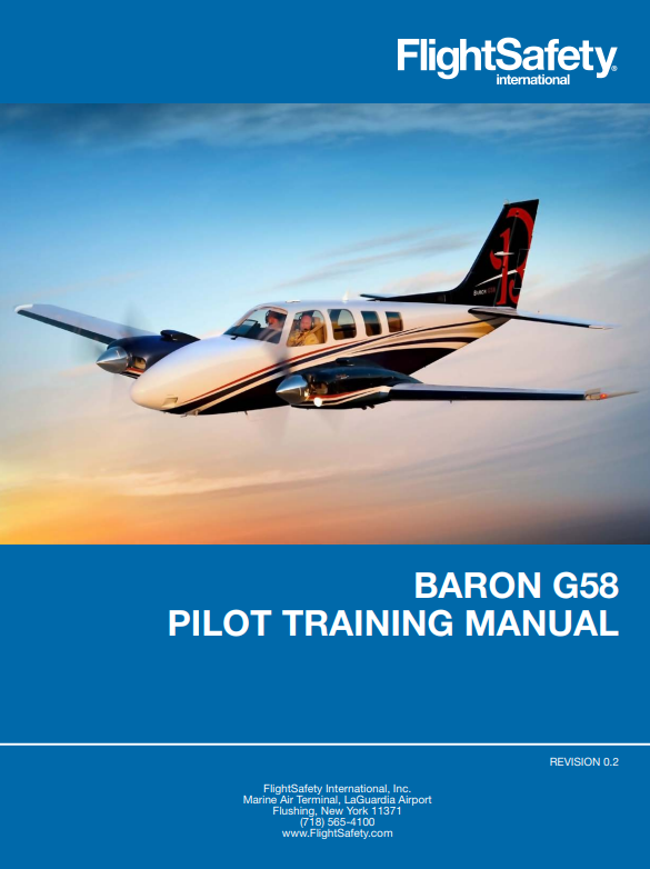 Baron G58 Pilot Training Manual (Digital PDF)