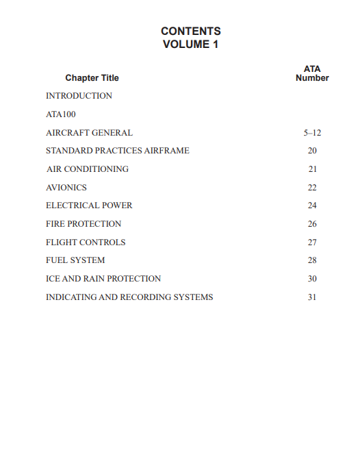 FlightSafety Cessna Citation 650 Series Maintenance Training Manual Volume 1 (Digital PDF) - Image 2