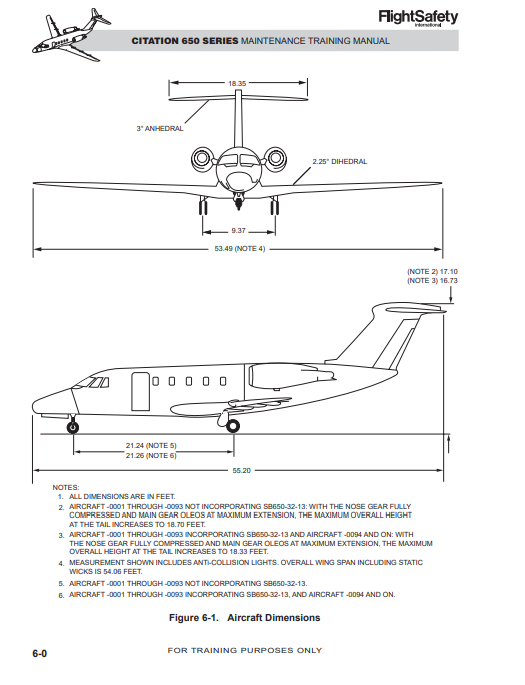 FlightSafety Cessna Citation 650 Series Maintenance Training Manual Volume 1 (Digital PDF) - Image 6