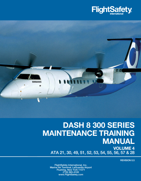FlightSafety De Havilland Dash 8-300 Maintenance Training Manual Volume 4 (Digital PDF)