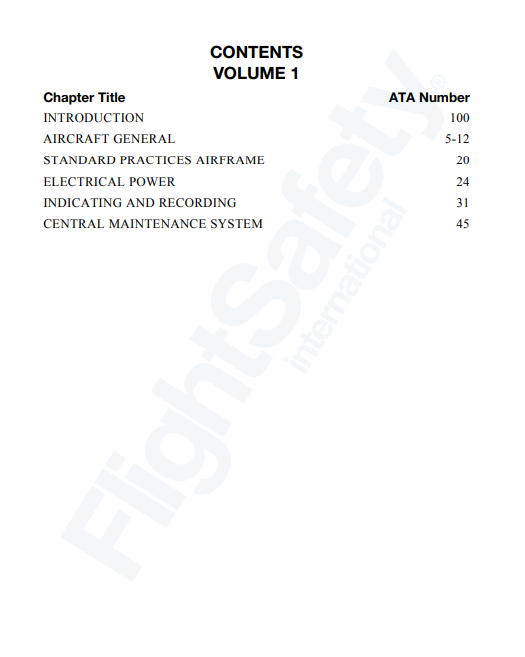 FlightSafety De Havilland Dash 8 Q400 Maintenance Training Manual Volume 1 (Digital PDF) - Image 6