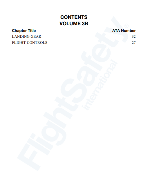 FlightSafety De Havilland Dash 8 Q400 Maintenance Training Manual Volume 3B (Digital PDF) - Image 6