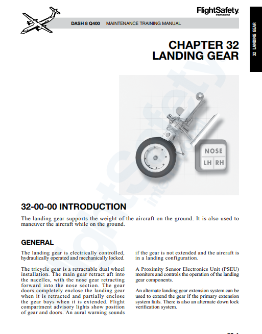 FlightSafety De Havilland Dash 8 Q400 Maintenance Training Manual Volume 3B (Digital PDF) - Image 5