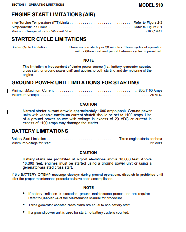 Cessna Citation Mustang Model 510 FAA Approved Airplane Flight Manual (Digital PDF) - Image 4