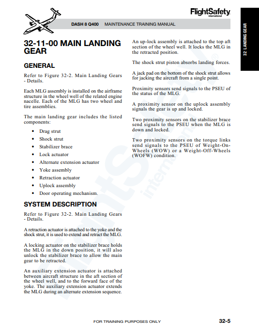 FlightSafety De Havilland Dash 8 Q400 Maintenance Training Manual Volume 3B (Digital PDF) - Image 3