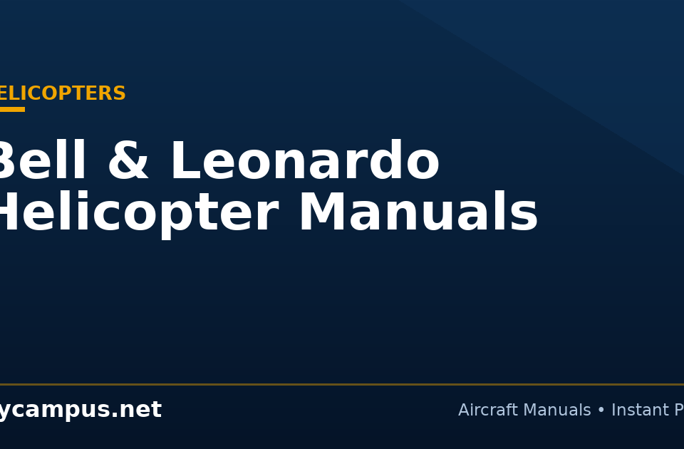 Bell & Leonardo Helicopter Manuals - Flycampus