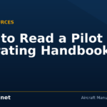 How to Read a Pilot Operating Handbook - Flycampus