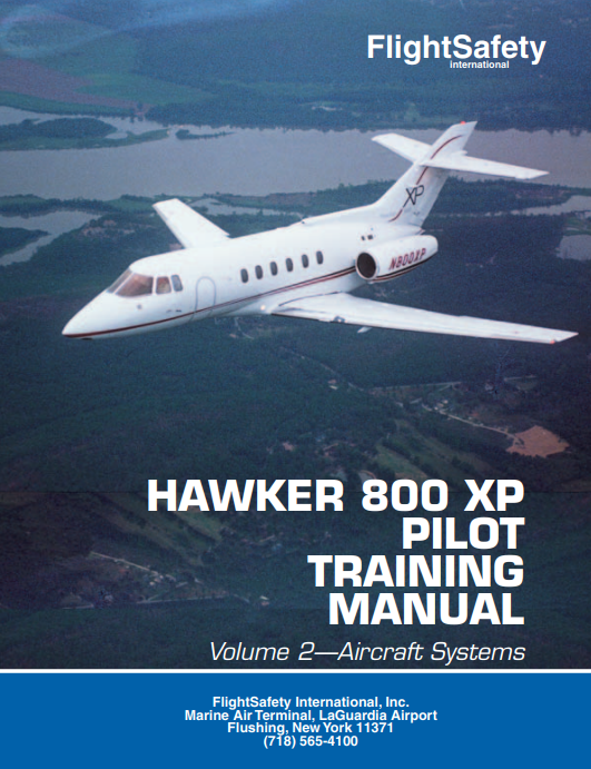 FlightSafety Hawker 800XP Pilot Training Manual Volume 2 (Digital PDF)