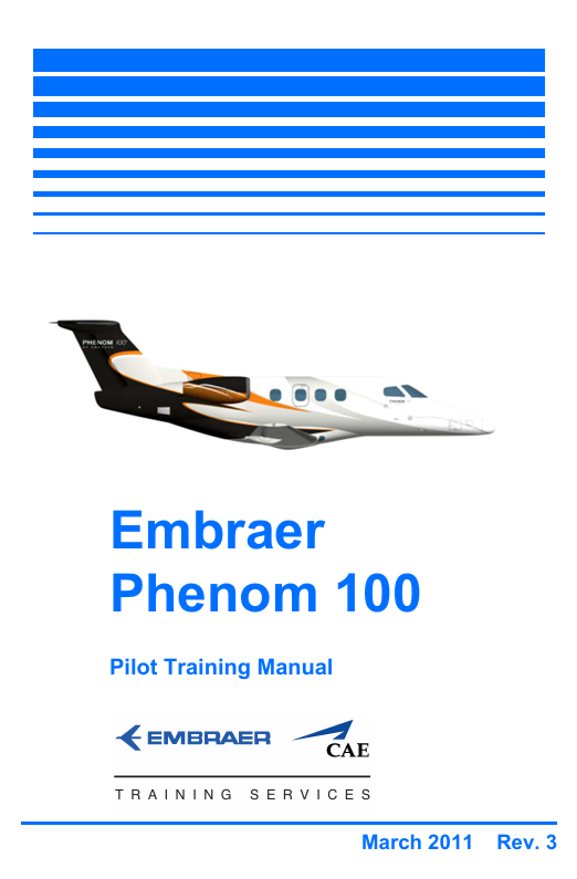 Embraer Phenom 100 Pilot Training Manual (Digital PDF)