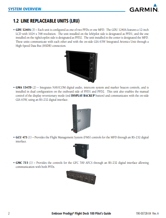 Embraer Phenom 100 Pilot Training Manual (Digital PDF) - Image 3