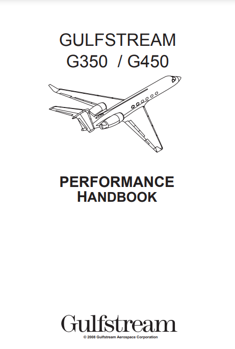 Gulfstream G350/G450 Performance Handbook (Digital PDF)