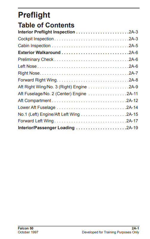 CAE Dassault Falcon 50 Cockpit Handbook (Digital PDF) - Image 4