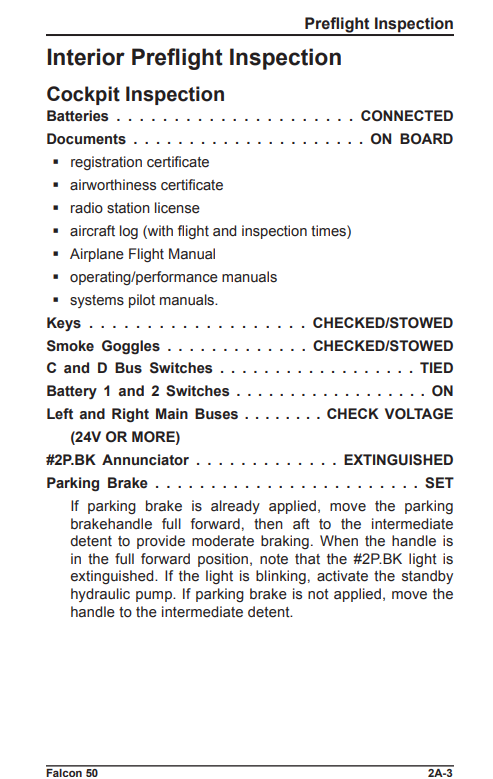 CAE Dassault Falcon 50 Cockpit Handbook (Digital PDF) - Image 5