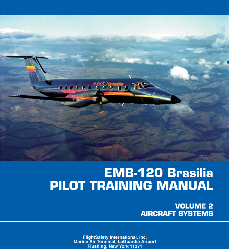 FlightSafety Embraer EMB-120 Brasilia Pilot Training Manual (Digital PDF)